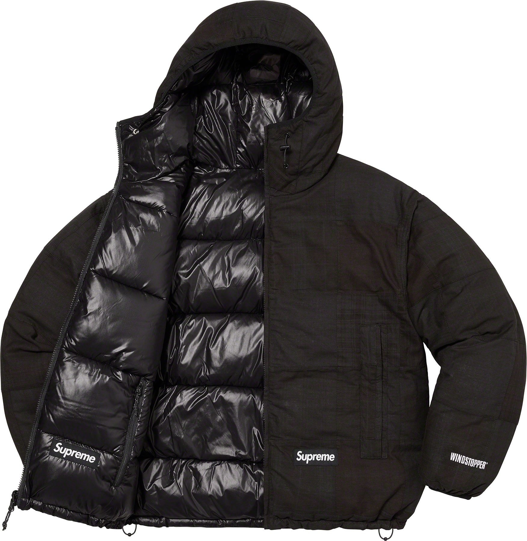 Madras Reversible WINDSTOPPER® Puffer Jacket view 3
